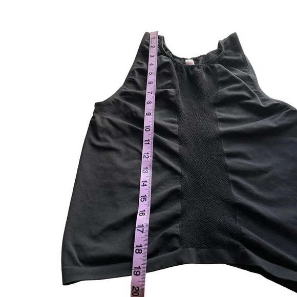 VICTORIA'S Secret Black Stretchy Body Shaper Tank with Mesh Insert, Size Medium - Picture 5 of 8